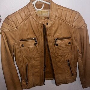 Michael Kohrs soft leather winter jacket size s